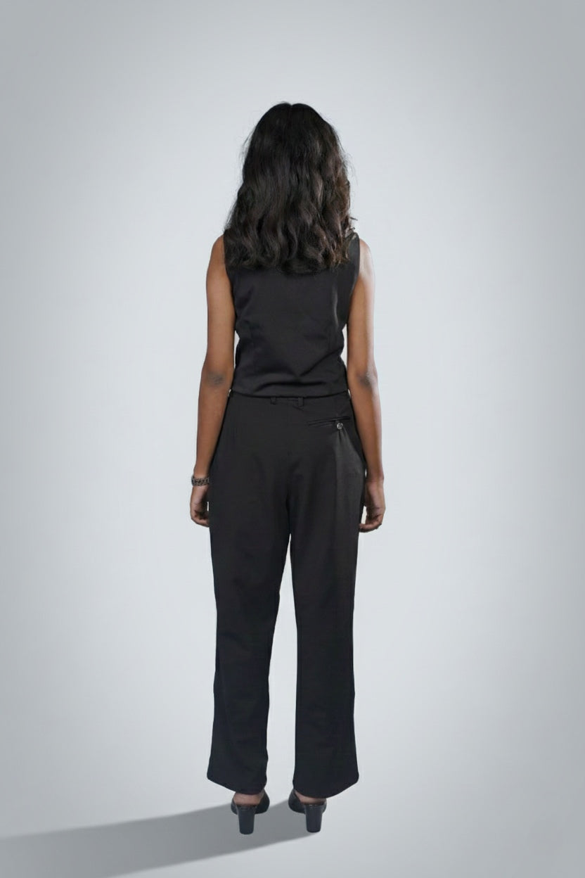 Pantalon noir sur mesure