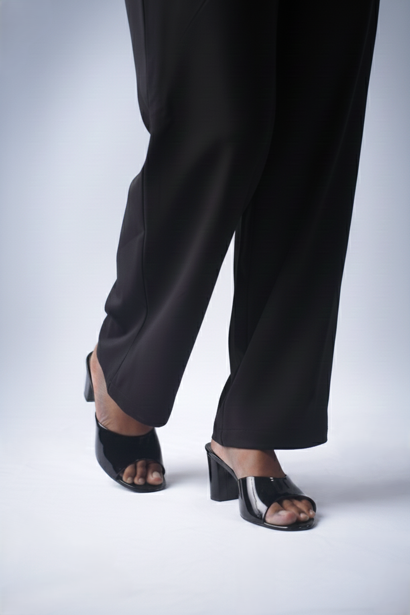 Pantalon noir sur mesure