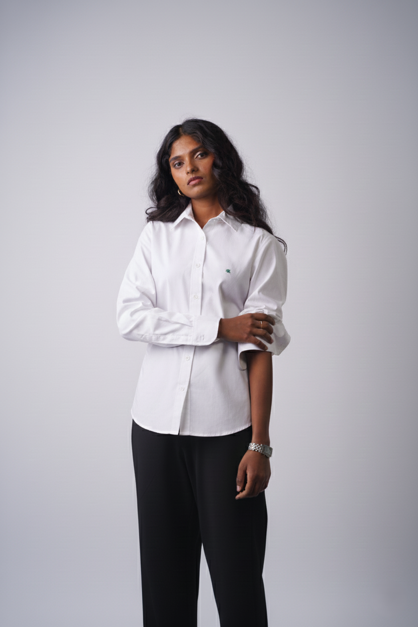 Chemise Oxford blanche